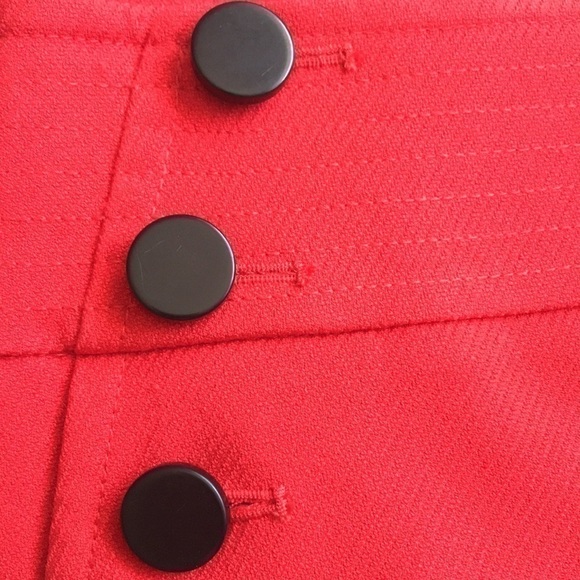 LOFT 🍅 Tomato Red Skirt Size 6​​​​ NWT - Picture 6 of 9